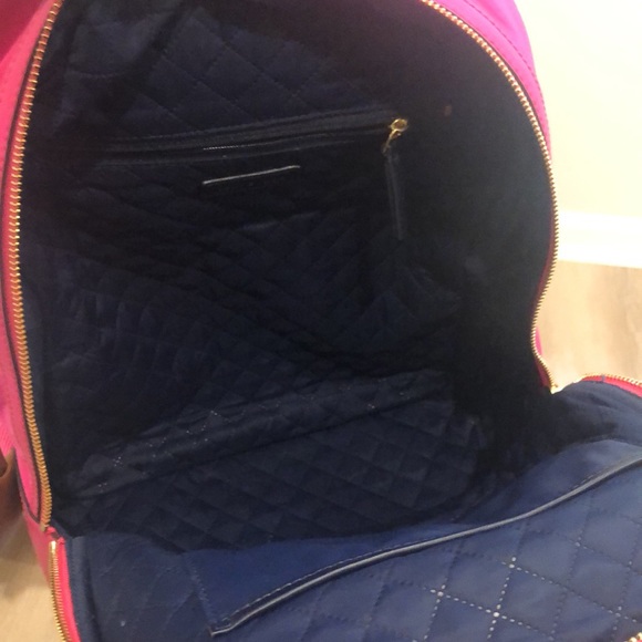 Perry Nylon Zip Backpack Pink 🎒 - Picture 8 of 8